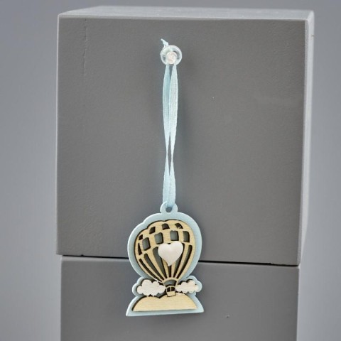 APPENDINO MONGOLFIERA 4X4.5 CM. LEGNO E GESSO 2